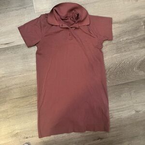 lululemon athletica Maroon Polo Shirt
